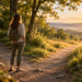 Person pausing where two paths divide and considering a direction that matches who they are becoming.